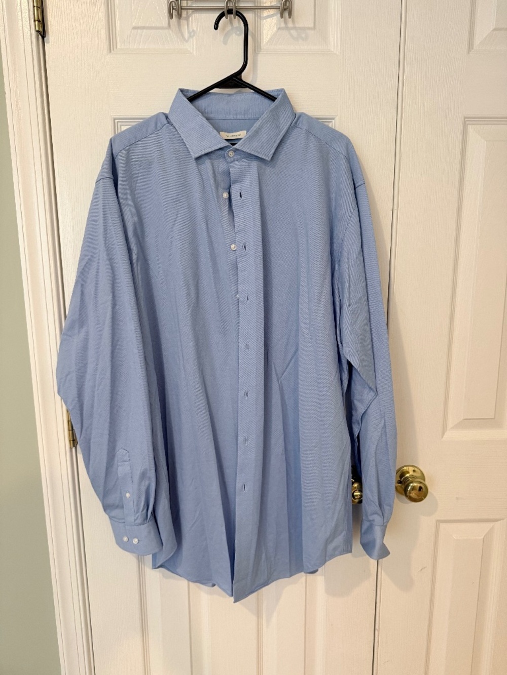 Jos A Bank Blue Dress Shirt Size 18